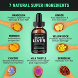 Super Liver - Premium Liver Support & Detox Formula | Herbal Extract Blend