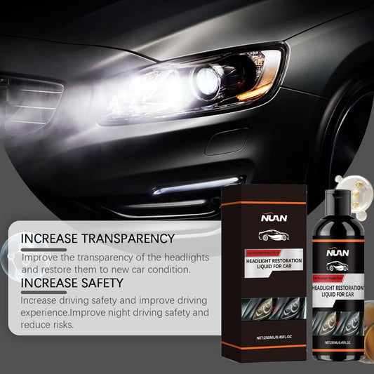 Car Headlight Restoration Wax – Removes Fog, Oxidation & Scratches for a Crystal-Clear Finish