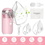 Portable Smart Humidifier & Nebulizer – Rechargeable Handheld Device with Auto-Cleaning & Dual Modes for Respiratory Support & Lung Detox