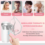 Portable Smart Humidifier & Nebulizer – Rechargeable Handheld Device with Auto-Cleaning & Dual Modes for Respiratory Support & Lung Detox