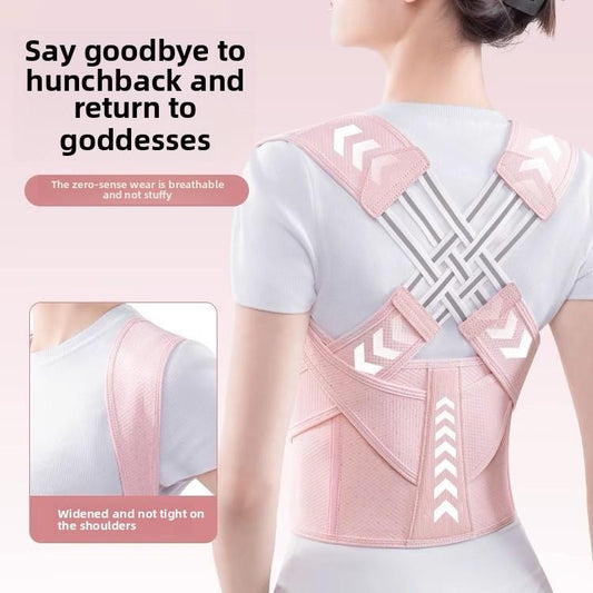 Posture Corrector Strap – Anti-Hunchback Back Support, Chest Lift & Shoulder Alignment Brace for Sports & Daily Relief