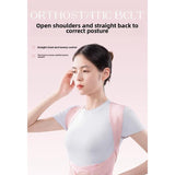 Posture Corrector Strap – Anti-Hunchback Back Support, Chest Lift & Shoulder Alignment Brace for Sports & Daily Relief