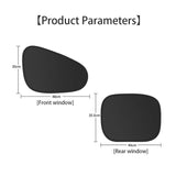 Car Window Shades Set – Double-Sided Black Side Window & Windshield Sun Blocker, UV Protection & Privacy Covers for Baby, Kids & Driving Comfort