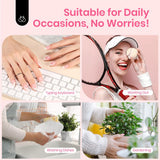 Beetles Press-On Nails – French Tip 4-in-1 Gel Nail Tips, No File Needed, Easy DIY Manicure & UV Soak-Off Extensions for Women