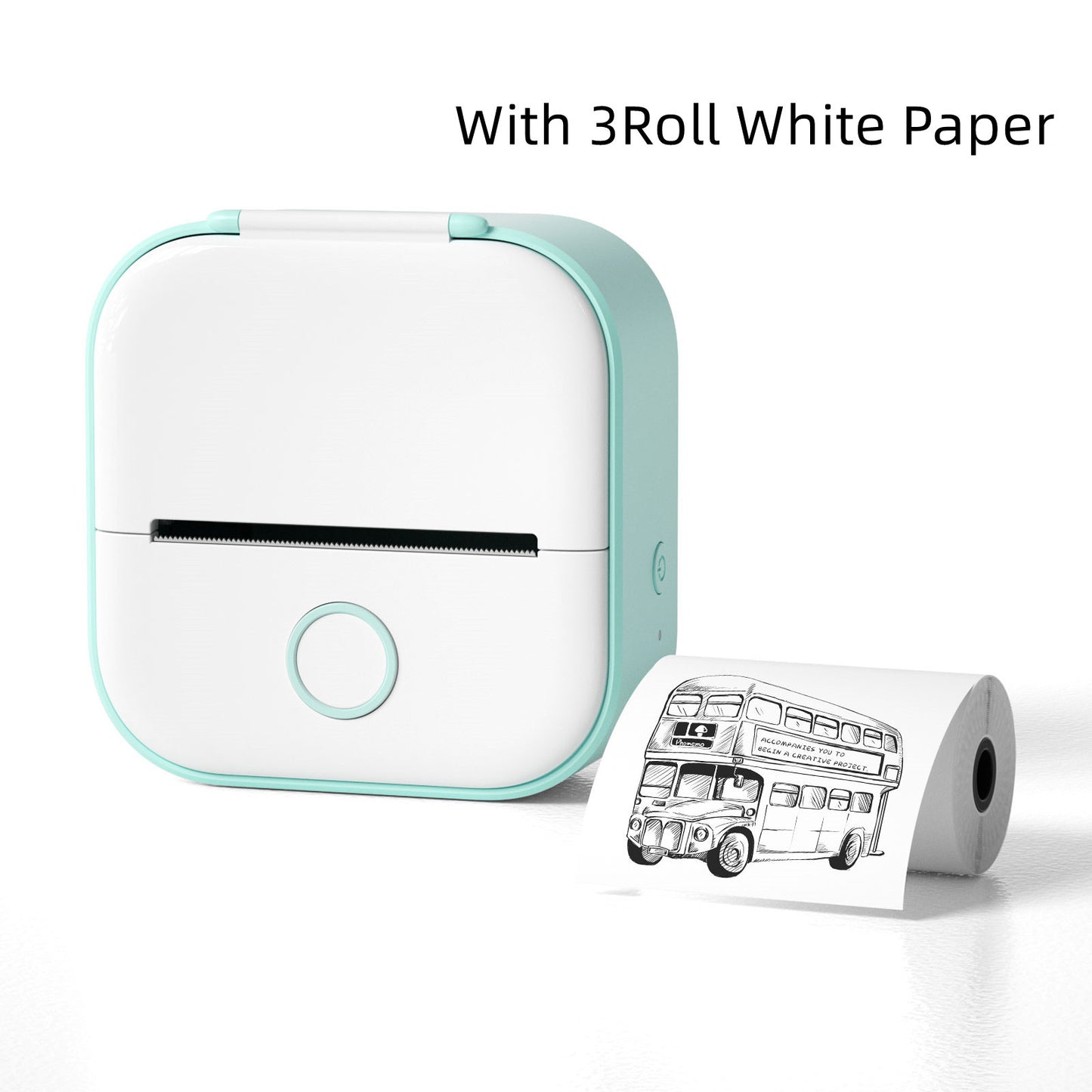 Mini Pocket Small Portable Bluetooth Cell Phone Label Thermal Printer