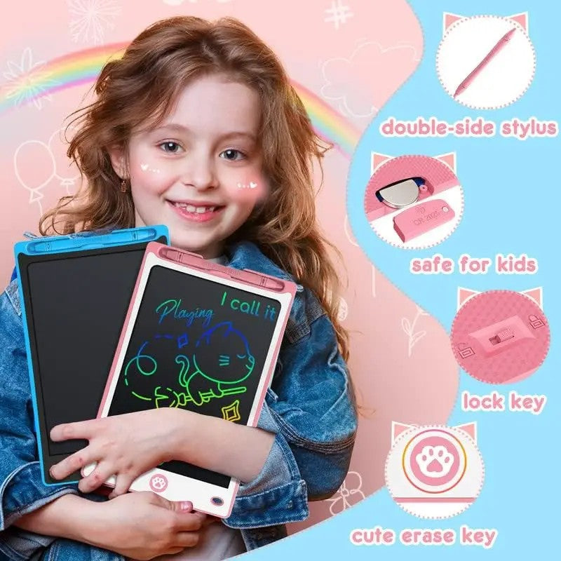 8.5" LCD Writing Tablet for Kids - Reusable Drawing Pad | Paperless Doodle Board for School & Home