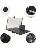 Foldable Phone Screen Magnifier - 3D HD Phone Amplifier Stand | Portable Movie & Video Viewer