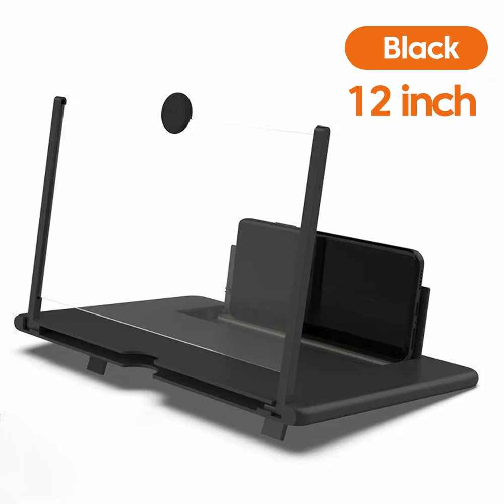 Foldable Phone Screen Magnifier - 3D HD Phone Amplifier Stand | Portable Movie & Video Viewer