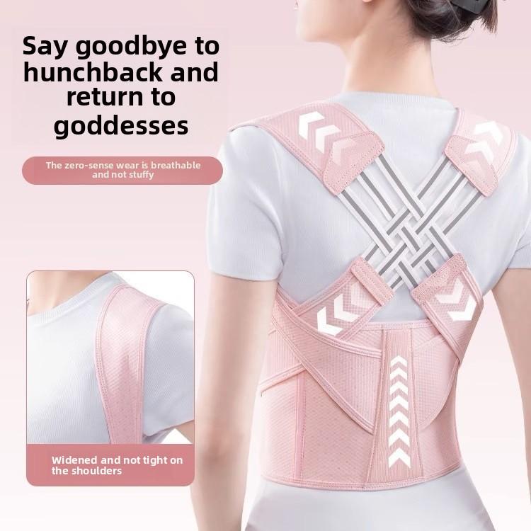 Posture Corrector Strap – Anti-Hunchback Back Support, Chest Lift &amp; Shoulder Alignment Brace for Sports &amp; Daily Relief