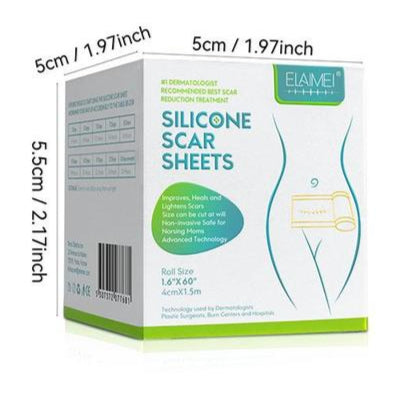 Silicone Scar Sheets – 1 Roll Reusable Scar Removal Tape