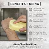 [2 Pack] Magic Exfoliating Bath Sponge – 3D Super Soft, Skin-Friendly & Reusable Body Exfoliator (Random Color)